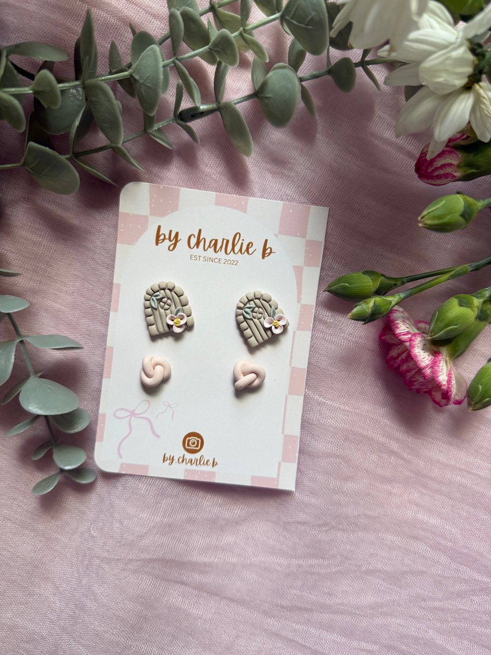 Image of Floral fairy door stud pack 