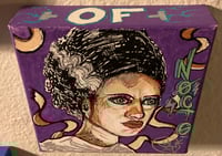 Image 3 of Bride of Frankenstein. 6x6 inch 