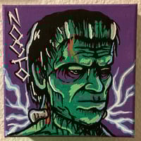 Image 1 of Frankenstein’s Monster. 6x6 inch 