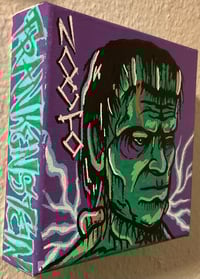 Image 4 of Frankenstein’s Monster. 6x6 inch 