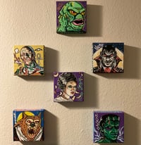Image 1 of The Whole Universal Monster Collection! Six, 6x6 inch 
