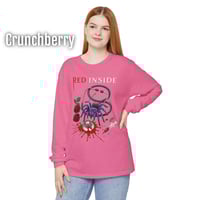 Image 2 of 'Red Inside - Bloody Stethoscope' Long Sleeve Tee 