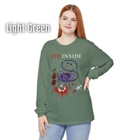 Image 3 of 'Red Inside - Bloody Stethoscope' Long Sleeve Tee 
