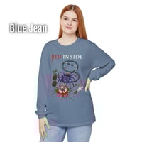 Image 6 of 'Red Inside - Bloody Stethoscope' Long Sleeve Tee 