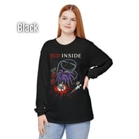 Image 5 of 'Red Inside - Bloody Stethoscope' Long Sleeve Tee 