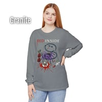 Image 9 of 'Red Inside - Bloody Stethoscope' Long Sleeve Tee 