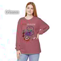 Image 7 of 'Red Inside - Bloody Stethoscope' Long Sleeve Tee 