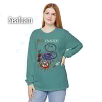Image 13 of 'Red Inside - Bloody Stethoscope' Long Sleeve Tee 