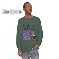 Image 4 of Spare the Dogs (Pug) Long Sleeve Tee 