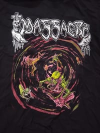 Image 1 of MASSACRE - USA - FROM BEYOND / AUSTRALIA 2025 TOUR TSHIRT  LAST PRINTS 