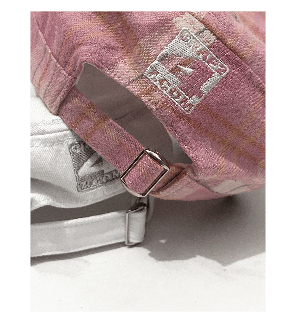 Ta¢ Hat (Faded Pink Plaid)