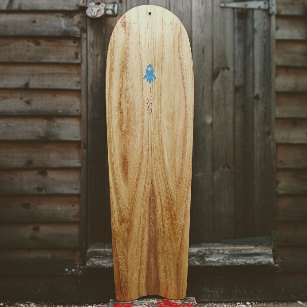 Sharkboy Rocket - Paulownia Wood - Paipo Bellyboard