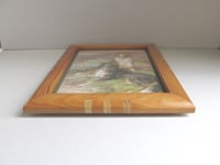 Image 12 of Sheepdogs by Basil Bradley (b 1842) Vintage Art Print in Wooden Frame Sized 11 8/10 x 9 3/4 ins