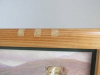 Image 8 of Sheepdogs by Basil Bradley (b 1842) Vintage Art Print in Wooden Frame Sized 11 8/10 x 9 3/4 ins