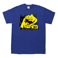 Image 1 of MAGICO X MAX SOLCA - "the cat" tee (cobalt)