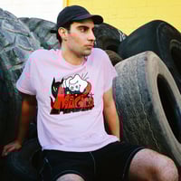 Image 3 of MAGICO X MAX SOLCA - "the cat" tee (pink)
