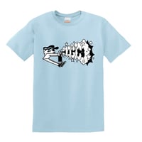 Image 1 of MAGICO X MAX SOLCA - "Spray" tee (baby blue)