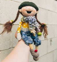 Image 3 of Rena - Wool Filled Waldorf Inspired Doll 
