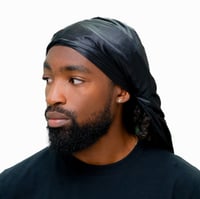 Image 1 of Satin Durag Black