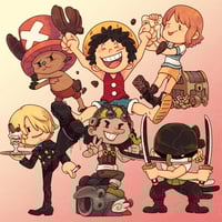 Image 1 of Mugiwara Pirates Classic [Stickers Broken Glass Hologram]