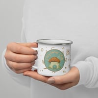 Image 3 of Cozy Gamer Club •  Enamel Mug • Gamer Gifts • Gifts for Her • Video Games • Cozy Gaming