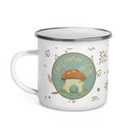 Image 4 of Cozy Gamer Club •  Enamel Mug • Gamer Gifts • Gifts for Her • Video Games • Cozy Gaming