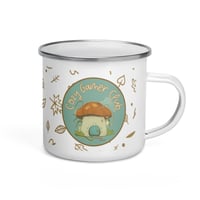 Image 5 of Cozy Gamer Club •  Enamel Mug • Gamer Gifts • Gifts for Her • Video Games • Cozy Gaming