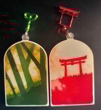 Image 2 of Fox and Kitsune Double sided Chamber Charms