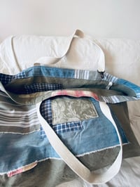 Image 5 of large kaki tote bag