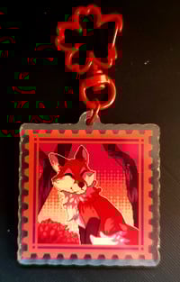 Image 3 of Animal Stamp Double sided Acrylic Charm