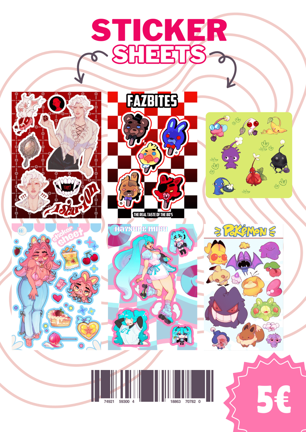 Image of STICKER SHEETS