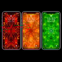 Image 1 of Chakra Spectrum: Digital Phone Background Set of 7