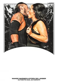 DUAL SIGNED MANCE SDL KISS TRADING CARD