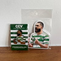 Carter Vickers Badge + Stickers