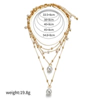 Image 4 of Baroque Pearl Tassel | Multilayer Necklace