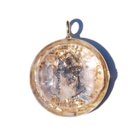 43mm:  Madagascar Rose Quartz/Pink Lemurian/Moonstone/Metatron's Cube/Gd - 10