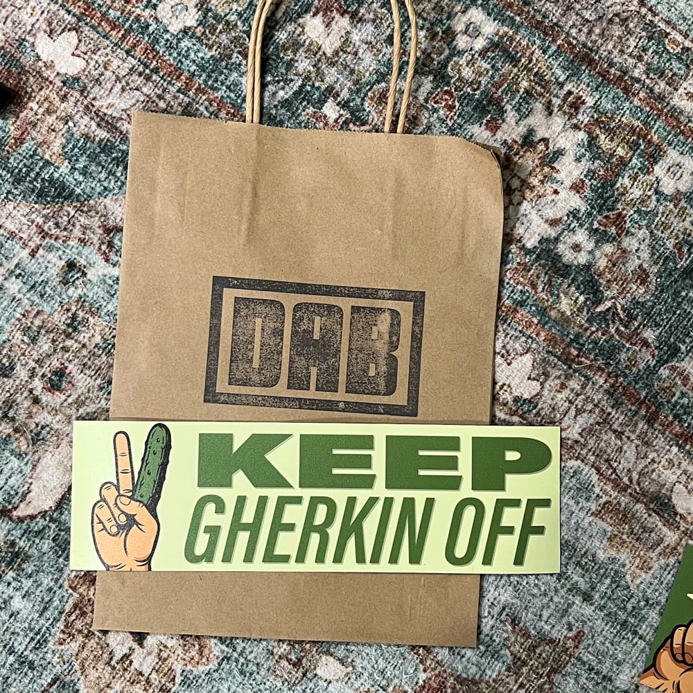 Image of Keep Gherkin Off Sticker Or Magnet