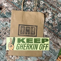 Image 4 of Keep Gherkin Off - Large 10x3 Sticker Or Magnet