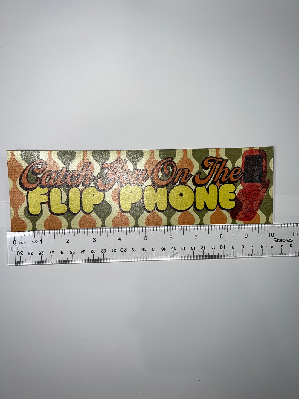 Image of Catch You On The Flip Phone Sticker or Magnet