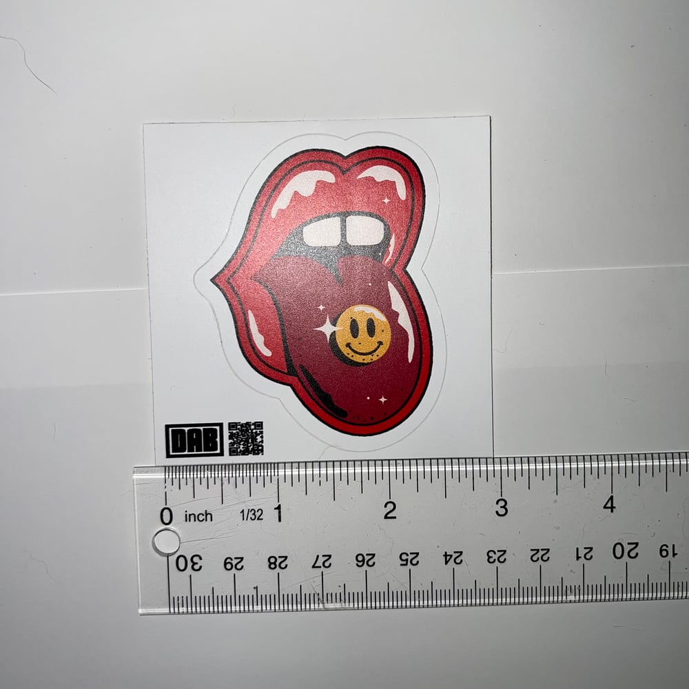Image of Retro Tongue Trippy 3 Inch