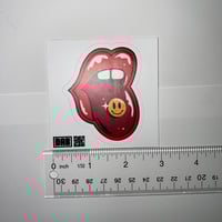 Image 3 of Retro Tongue Trippy Sticker