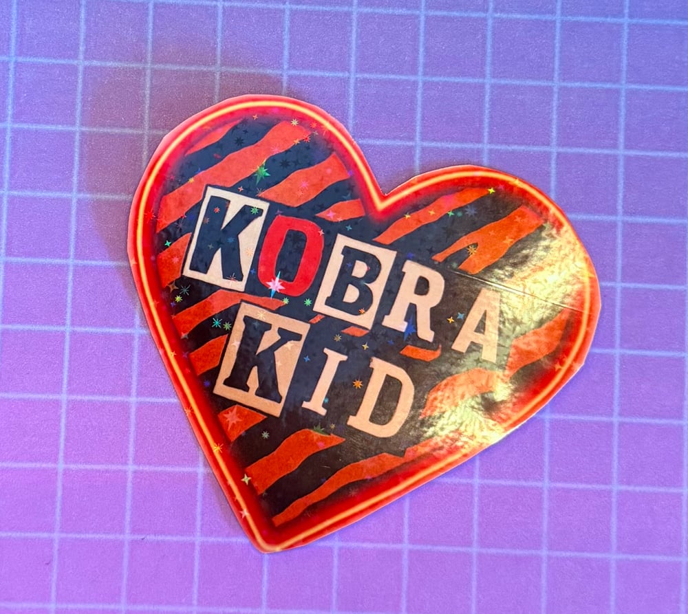 Image of Killjoys Kobra Kid holographic water resistant sticker