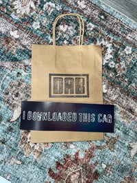 Image 4 of I Downloaded This Car Sticker/Magnet - Funny Anti-Piracy Meme Bumper Sticker
