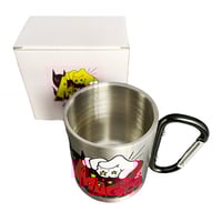 Image 3 of MAGICO X MAX SOLCA - "The cat" stainless steel mug