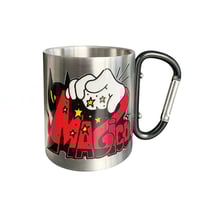 Image 1 of MAGICO X MAX SOLCA - "The cat" stainless steel mug