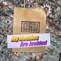 Image 4 of My Heebies Are Jeebied Bumper Sticker - Funny Anxiety Humor Car Decal