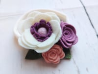 Image 3 of Handmade Felt Floral Headband-8d348af2
