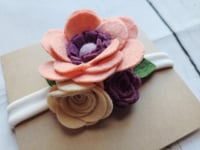 Image 3 of Handmade Felt Floral Headband-91e75c5e