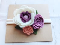 Image 4 of Handmade Felt Floral Headband-8d348af2