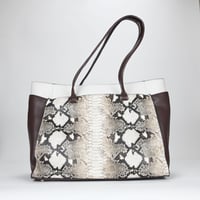 Image 2 of Inc International Concepts Abigaill Large Snake Tote - Snake Mhgny Cb